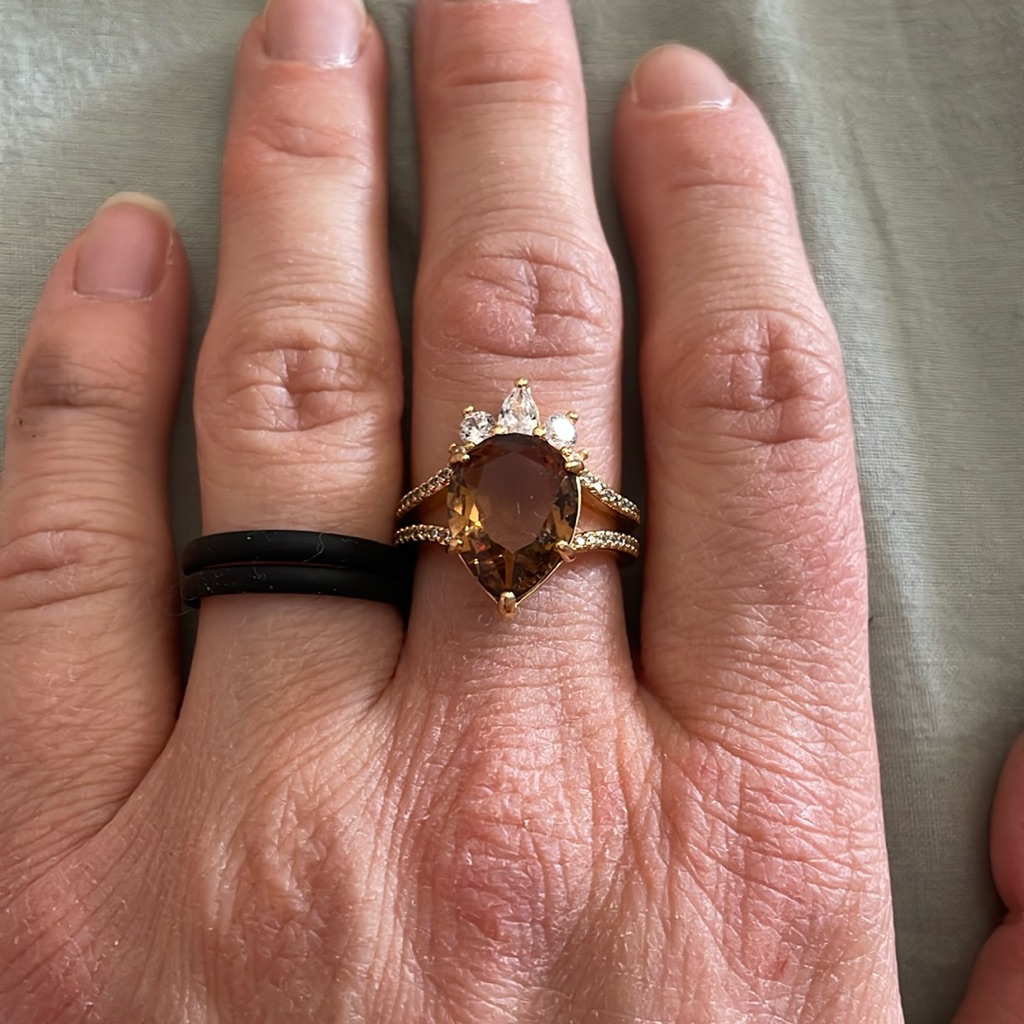 Brown Gemstone Ring
